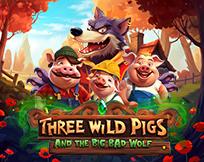 Three Wild Pigs and The Big Bad Wolf
